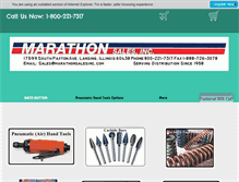 Tablet Screenshot of marathonsalesinc.com